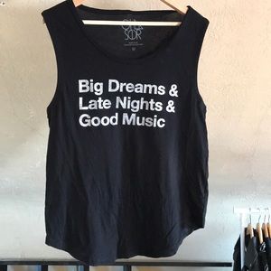 SOLD!!!!!  Super cute graphic tank!